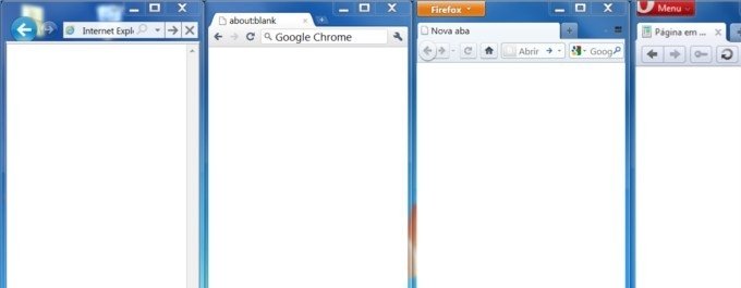 Comparação entre navegadores