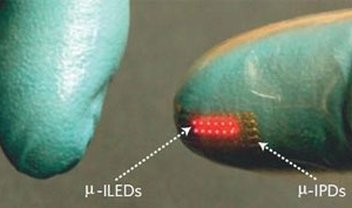 Cientistas criam LED ultraflexível que pode ser implantado sobre a pele