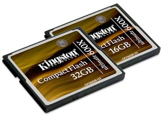 Os novos CompactFlash da Kingston.