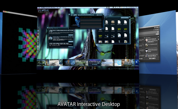 Desktop interativo Avatar