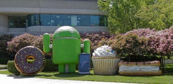 Mascotes das outras versões do Android