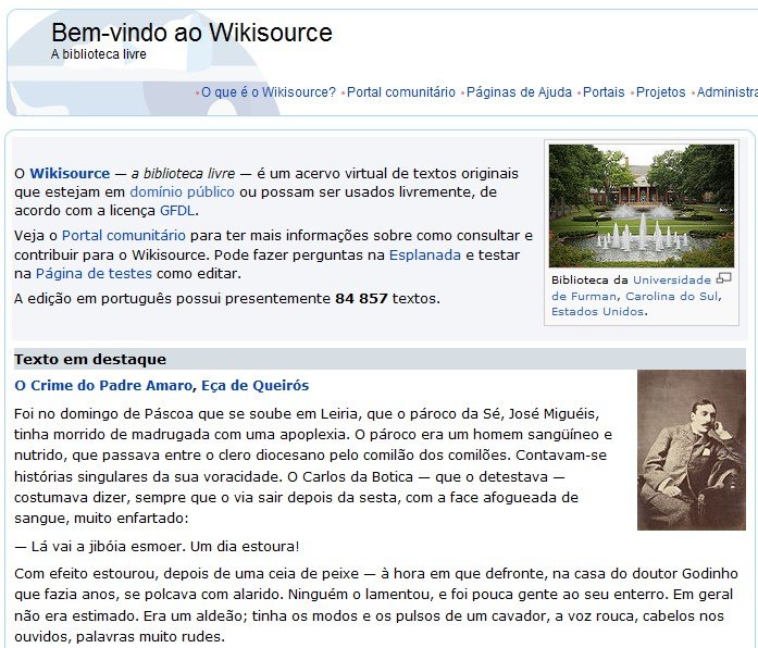 A Wikipédia dos e-books gratuitos.