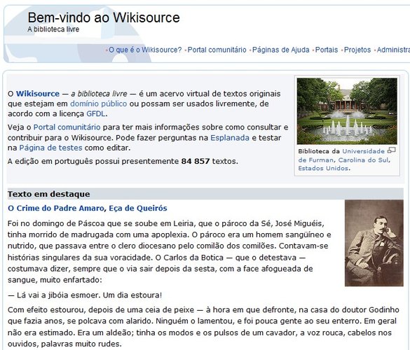 A Wikipédia dos e-books gratuitos.