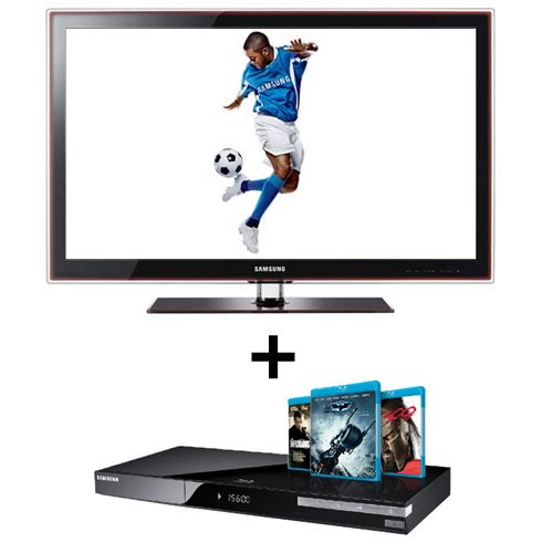 TV Samsung + Blu-ray
