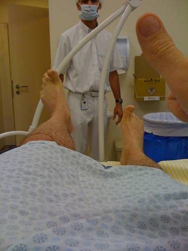 Otávio Mesquita no hospital
