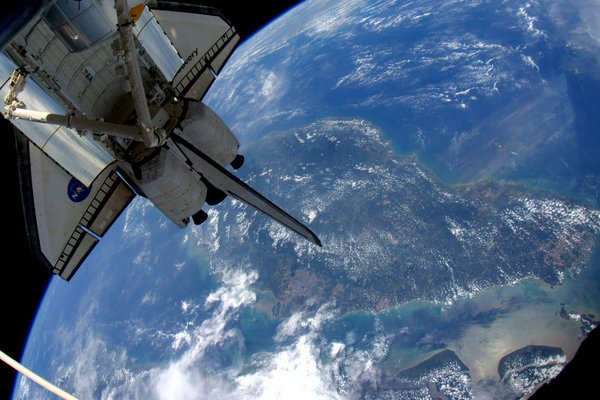 Foto tirada pelo astronauta