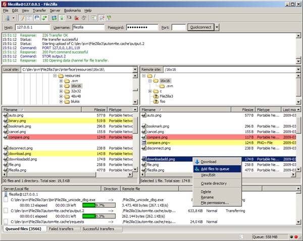 Filezilla