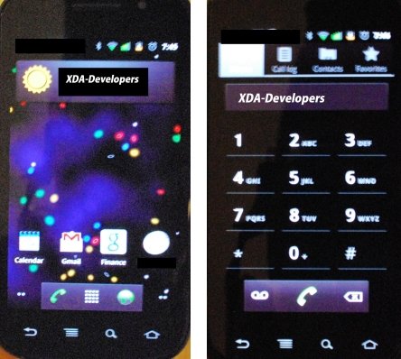 Imagens do Android Gingerbread no Nexus S