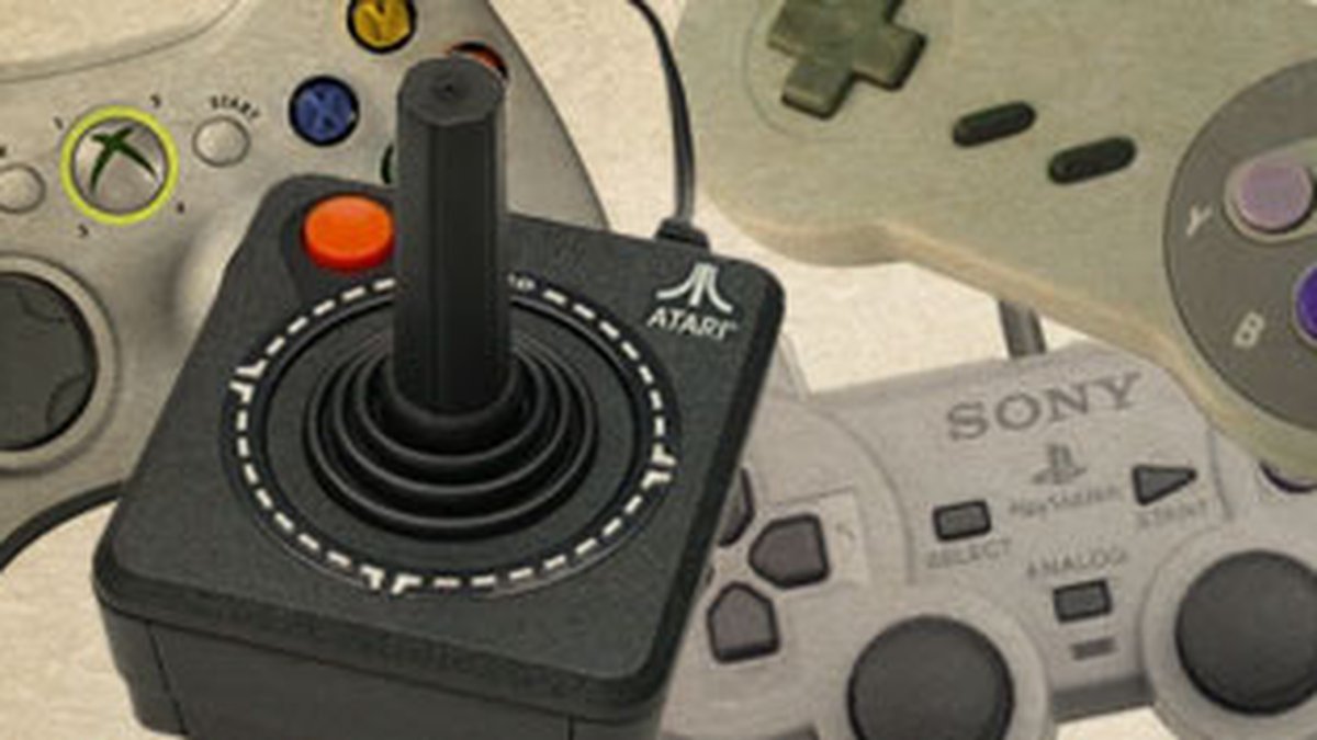 Controladores de jogo com joystick Videogame Desenho, tecnologia