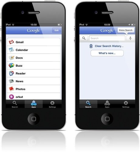 Google Mobile para iPhone