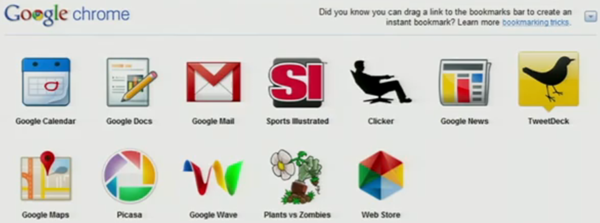 Google Web Store na apresentação do Google I-O