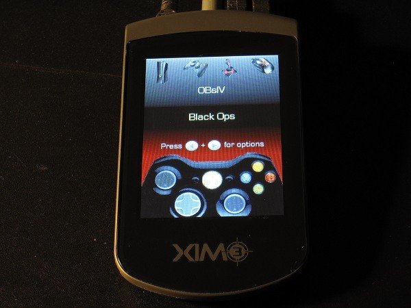 A tela LCD do XIM3