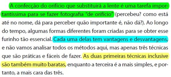 Textos destacados em um arquivo PDF