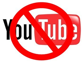Usar o YouTube? Não pode.