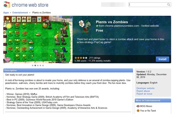 Plants vs. Zombies é um dos aplicativos gratuitos