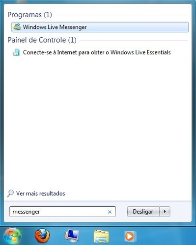 Acesse pelo teclado com a tecla Windows e Enter