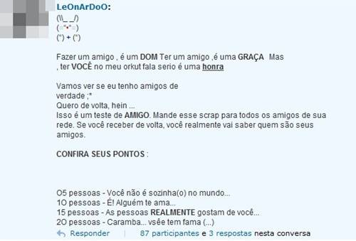 Repasse para ganhar amigos