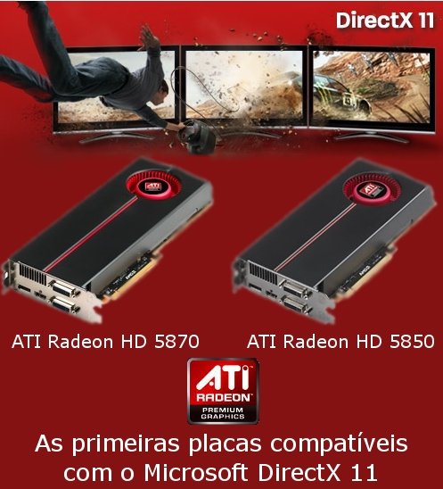 As novas placas da AMD são totalmente compatíveis com o DirectX 11!