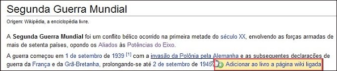 Adicionar conteúdo relacionado