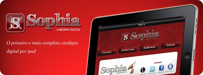 Cardápio digital Sophia