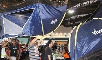 Campuseiros protestam contra falta de segurança na Campus Party Brasil 2012