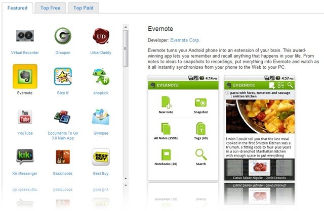 Android MarketPlace