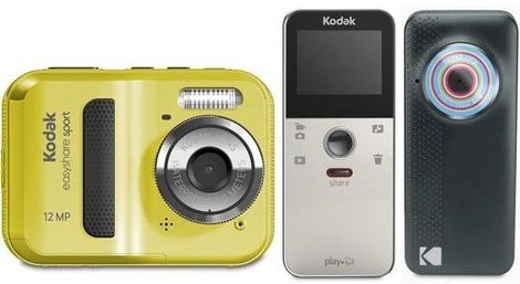Novas câmeras Kodak.