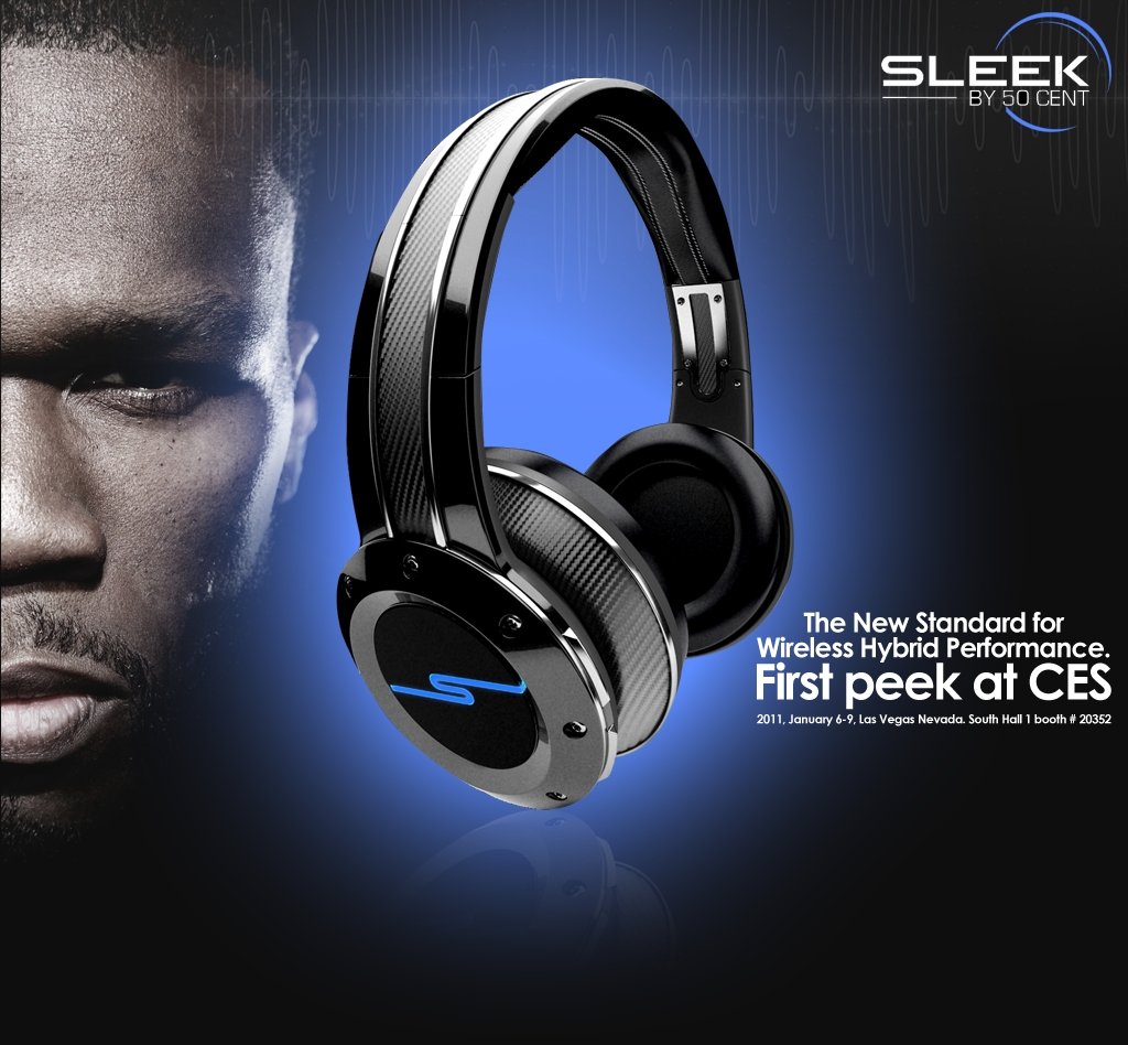 Fones de ouvido do 50 Cent