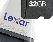 Lexar lança cartão microSDHC de 32 GB