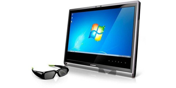 Lenovo L2363d: exibe e transmite vídeos em 3D. Foto: Divulgação.