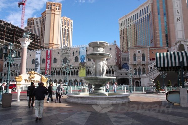 The Venetian, o hotel que abriga os estandes de áudio.