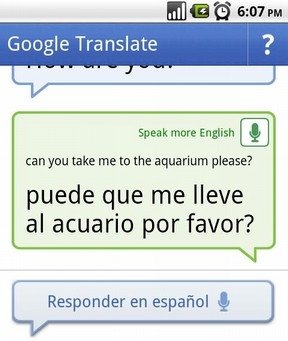 Google Translate para Android.
