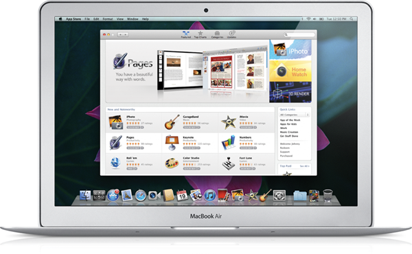Tela da Mac App Store.