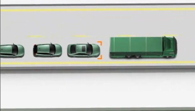 Platooning. Fonte da imagem: Reprodução.
