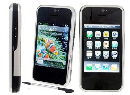 HiPhone, celular que imita o smartphone da Apple.