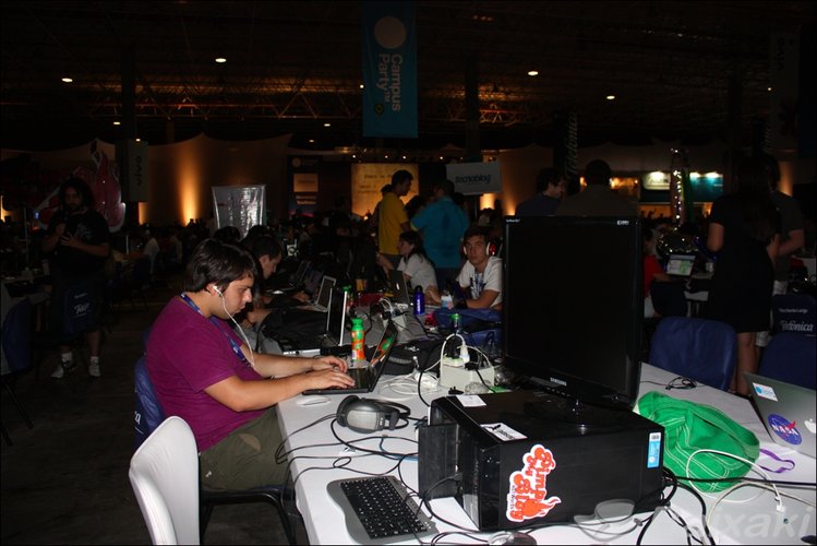 Área central da Campus Party