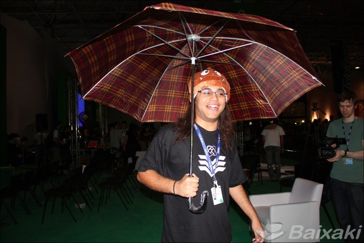 Chuva provocou apagão na Campus Party