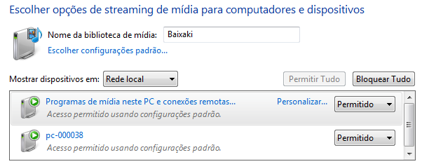 Menu do Windows 7