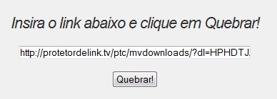 Insira o link protegido