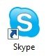 Atalho do Skype na Área de trabalho