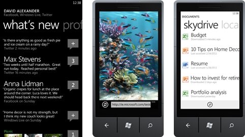 Twitter, IE e Skydrive integrados ao sistema
