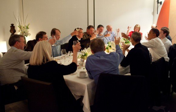Presidente Obama janta com líderes do setor de tecnologia