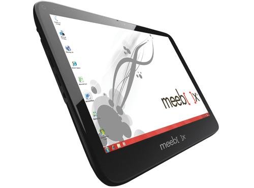 Visual do tablet Meebox