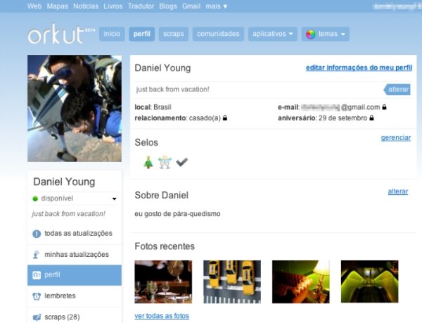 Novidades para os usuários do Orkut!