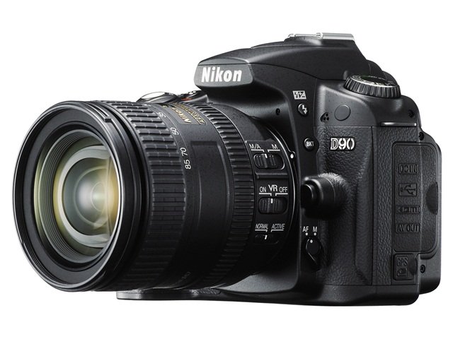 Exemplo de câmera dSLR da Nikon