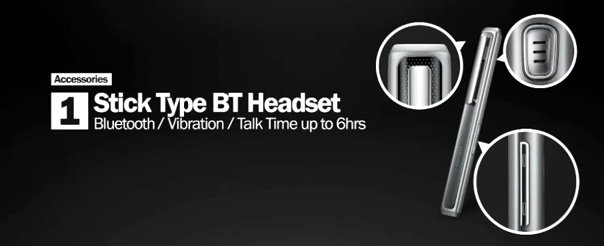 Stick Type BT Headset