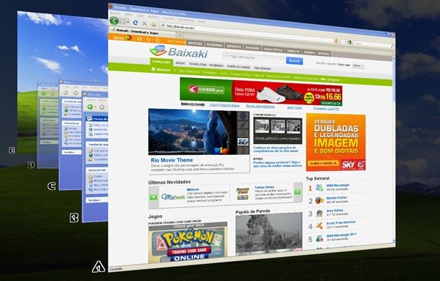 Flip tridimensional também no Windows XP
