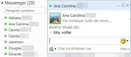 MSN pelo Hotmail