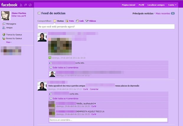 Seu perfil de cara nova!