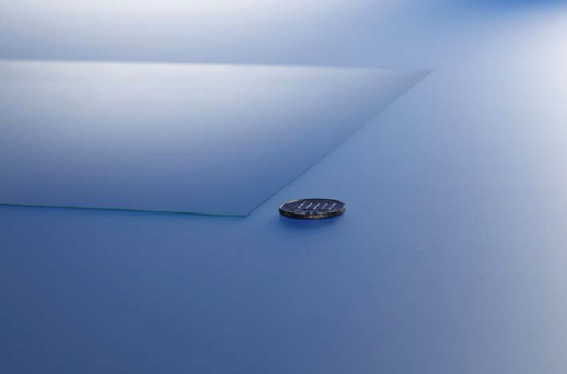 Substrato com vidro de 0,28 mm